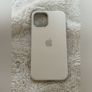 iphone 12 apple magsafe case silicon white